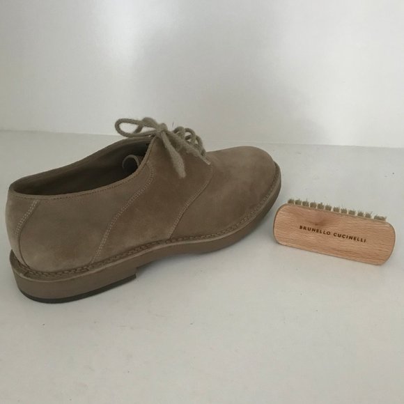 Brand NEW Cucinelli Men\'s Suede Derby Dress Shoe